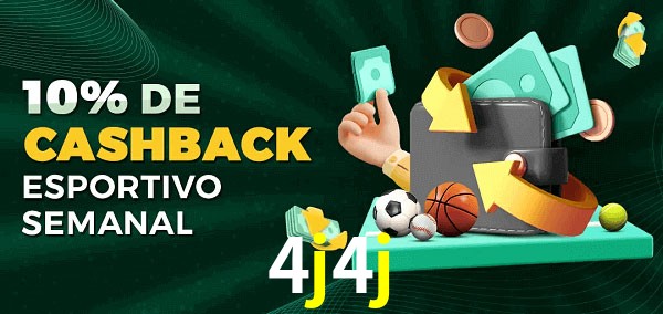 10% de bônus de cashback na 4j4j